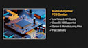 design high quality audio amplifier pcb with low noise,hifi,class d, ab circuits