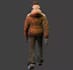 psx game character design,retro style model, ps1,ps2 model, low render psx model