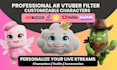 create 3d ar vtuber filter streaming avatar for snap camera and lens studio