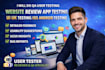 do qa user testing website review app testing ui ux testing ios android testing