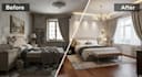 create interior design and realistic 3d rendering