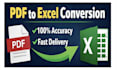 convert PDF to excel accurately and professionally