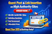 provide 90 plus good quality backlinks