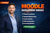 do moodle lms setup, build a moodle elearning website, create moodle courses