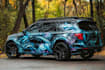 wrap the car wrapping with itasha decal vector design