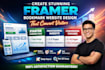 create stunning framer durable  bookmark website design that convert visitor