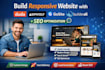 build responsive website via duda simvoly gosite builderall with seo and mobile