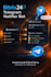 develop and create a custom telegram bot in python, PHP