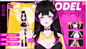 draw and rig anime live2d vtuber, 2d v tuber model, vtuber rigging design