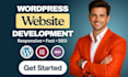design clean and responsive wordpress website