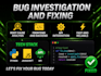 fix bugs in your code fast python javascript api web