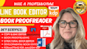 line edit, memoir book, proofread sci fi, format nonfiction romance book edit