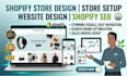 shopify store design, shopify store setup, shopify website design, shopify SEO