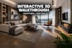 create interactive 3d interior, walkthrough in unreal engine with VR support