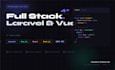 build a full stack web application using laravel and vue js
