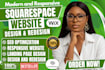 build squarespace website design and redesign sqaurespace website development