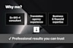 translate business and legal documents as a finance expert
