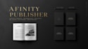 canva affinity publisher book formatting project, magazine layout brochure desig