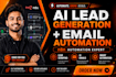build an ai lead generation and cold email automation system using n8n