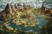 do fantasy map design
