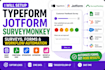setup typeform jotform surveymonkey surveys forms and workflow automation
