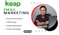 setup keap CRM keap email campaign keap email automation