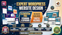 design responsive wordpress website with elementor pro or beaver builder