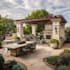 design frontyard, backyard, pool, patio as a landscape architect