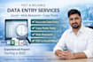do fast and accurate data entry, excel data entry and copy paste