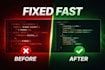 fix HTML CSS bugs and responsive issues fast