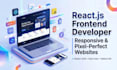 build responsive react js frontend website, fix bugs and UI