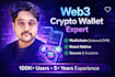 build web3 crypto wallet multichain app react native