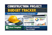 create professional construction budget tracker excel with dashboard