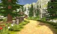 modular stylized 3d game environment, medieval village kit for unreal engine