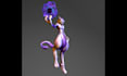 3d model and texture props, character, and set
