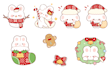 cute kawaii cartoon sticker design