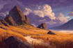 design amazing fantasy landscape