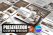 design professional presentation and powerpoint slides