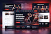 design and develop a modern responsive website as a full stack dev