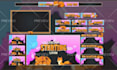 design twitch overlay animated stream graphics webcam vtuber package obs panels