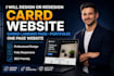 design carrd website, redesign carrd website,  landing page, portfolio website