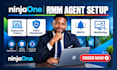 setup ninjaone rmm agent deployment policies patch management alerts monitoring