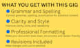 proofread, copy edit and rewrite articles or blogs