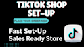 set up and optimize your tiktok shop