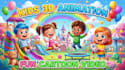 create kids 3d cartoon animation video