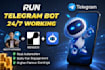 build a telegram bot to manage users