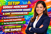 setup google merchant misinterpretation issues setup gmc suspension gmc expert