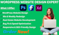 design wordpress developer wordpress weebly redesign wix real estate website bug