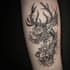 create sleeve tattoo design in geometric style