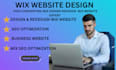 do wix design redesign wix website development wix rebuild